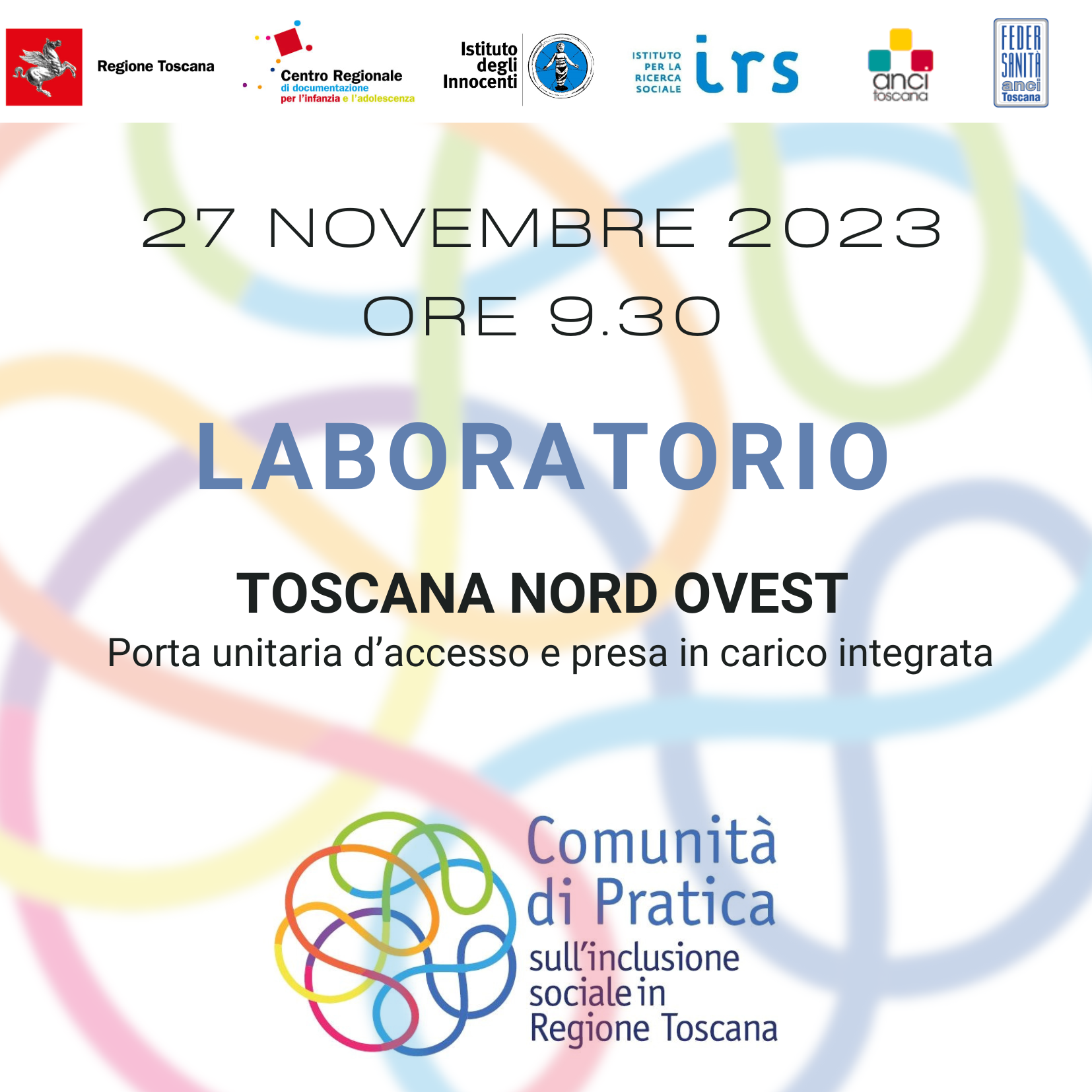 27 novembre 2023: Laboratorio Toscana Nord-Ovest